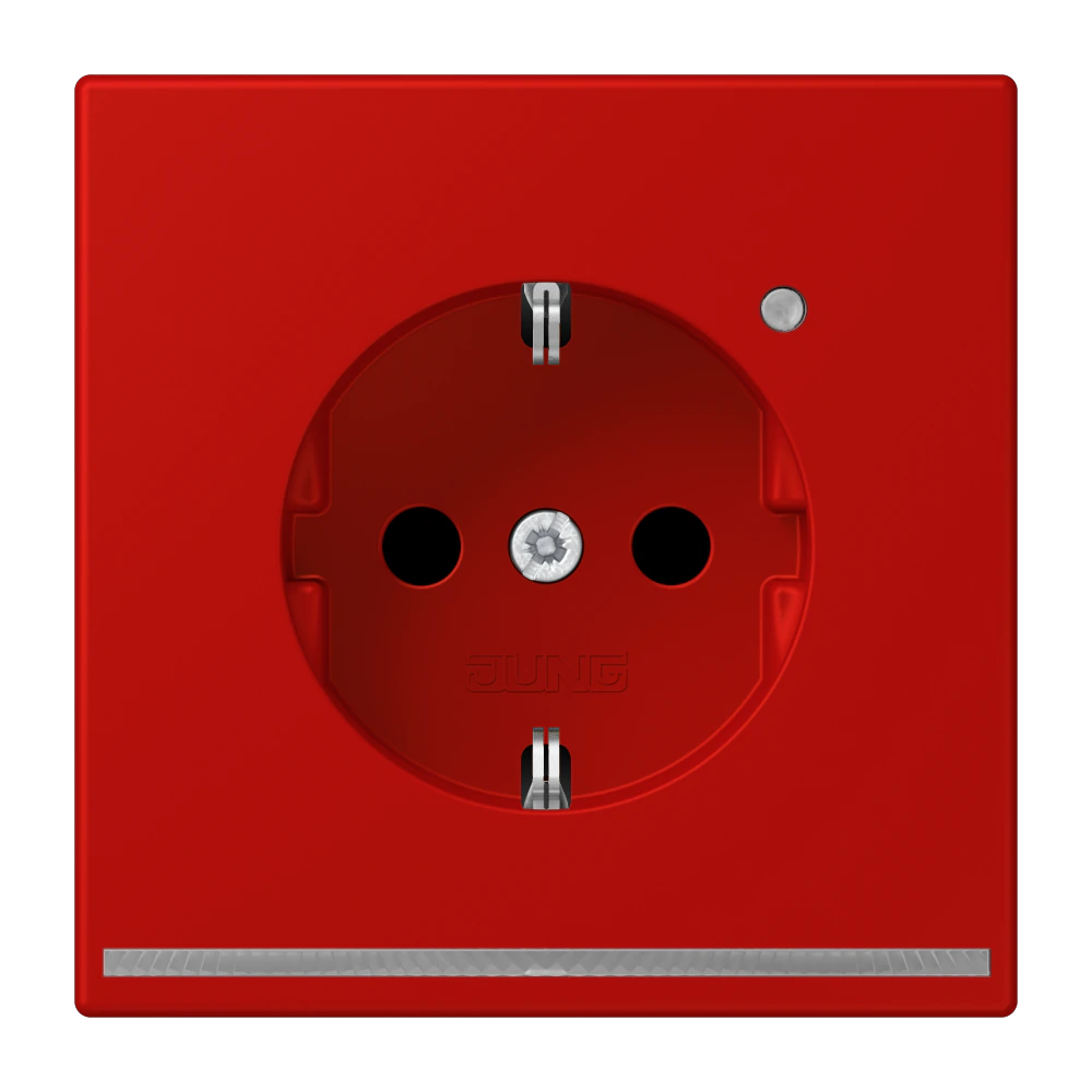 SCHUKO®-розетка с ориентационной светодиодной подсветкой — JUNG LS 990 Le Corbusier, le corbusier 227, арт. LC1520-OLNW227