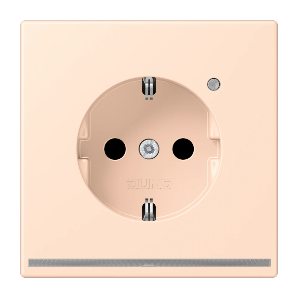 SCHUKO®-розетка с ориентационной светодиодной подсветкой — JUNG LS 990 Le Corbusier, le corbusier 228, арт. LC1520-OLNW228