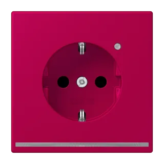SCHUKO®-розетка с ориентационной светодиодной подсветкой · защита от детей · пружинные зажимы