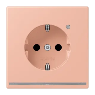 SCHUKO®-розетка с ориентационной светодиодной подсветкой · защита от детей · пружинные зажимы
