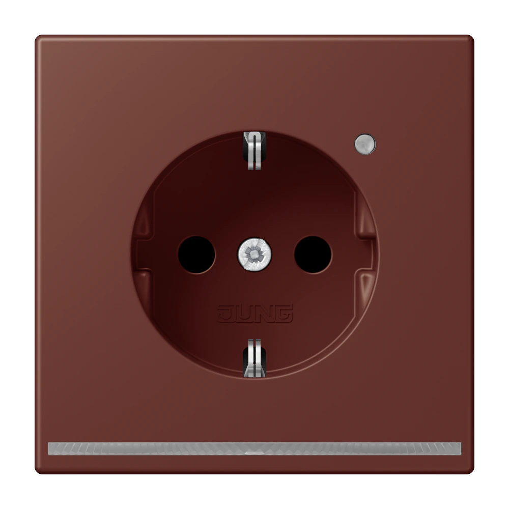SCHUKO®-розетка с ориентационной светодиодной подсветкой — JUNG LS 990 Le Corbusier, le corbusier 235, арт. LC1520-OLNW235
