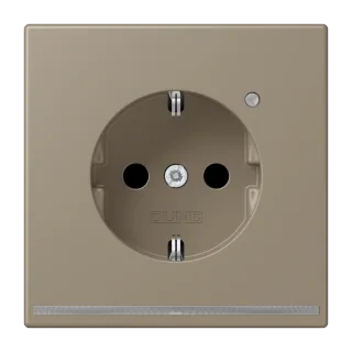 SCHUKO®-розетка с ориентационной светодиодной подсветкой · защита от детей · пружинные зажимы