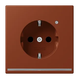SCHUKO®-розетка с ориентационной светодиодной подсветкой · защита от детей · пружинные зажимы
