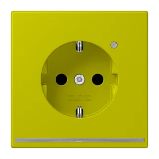 SCHUKO®-розетка с ориентационной светодиодной подсветкой · защита от детей · пружинные зажимы