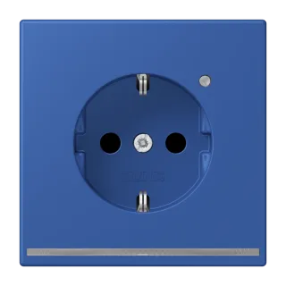 SCHUKO®-розетка с ориентационной светодиодной подсветкой · защита от детей · пружинные зажимы