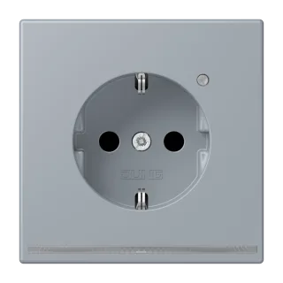 SCHUKO®-розетка с ориентационной светодиодной подсветкой · защита от детей · пружинные зажимы