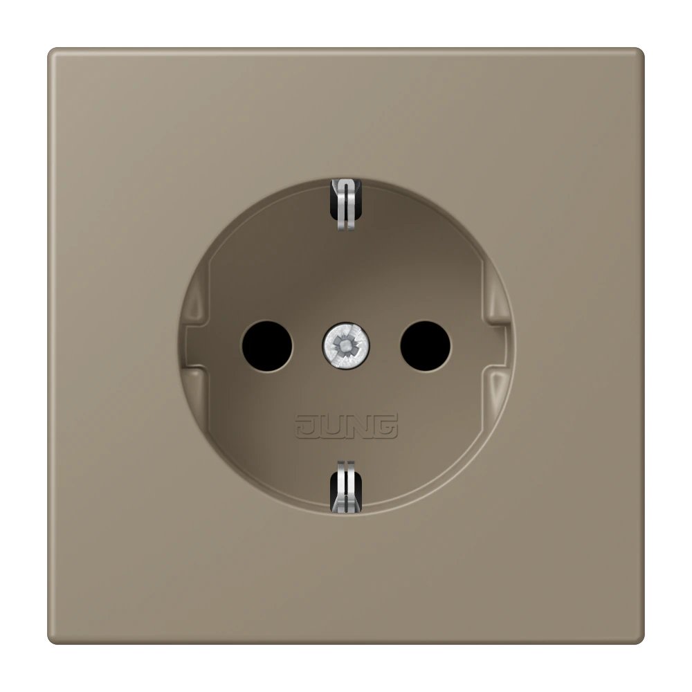 SCHUKO®-розетка — JUNG LS 990 Le Corbusier, le corbusier 242, арт. LC1520242