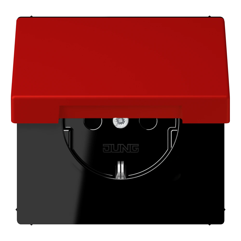 SCHUKO®-розетка 16 A / 250 B ~ — JUNG LS 990 Le Corbusier, le corbusier 227, арт. LC1520BFKIKL227
