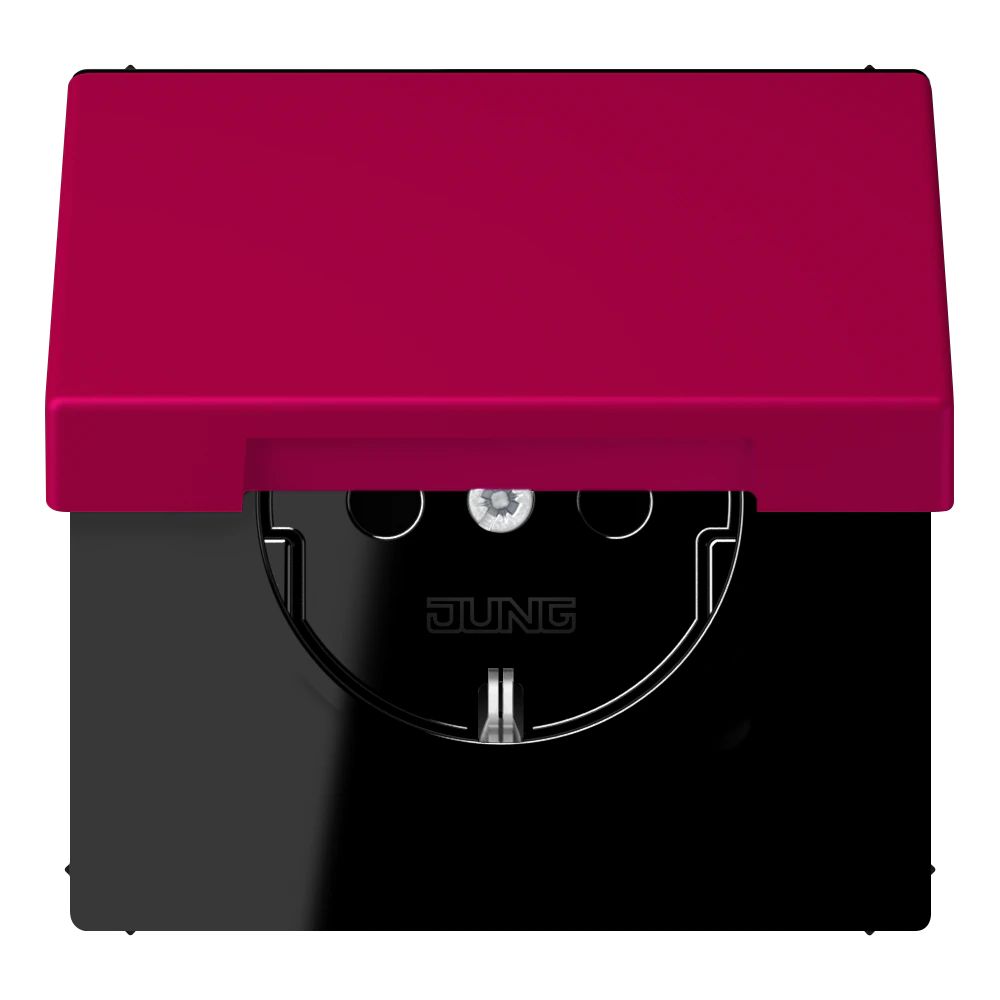 SCHUKO®-розетка 16 A / 250 B ~ — JUNG LS 990 Le Corbusier, le corbusier 230, арт. LC1520BFKIKL230