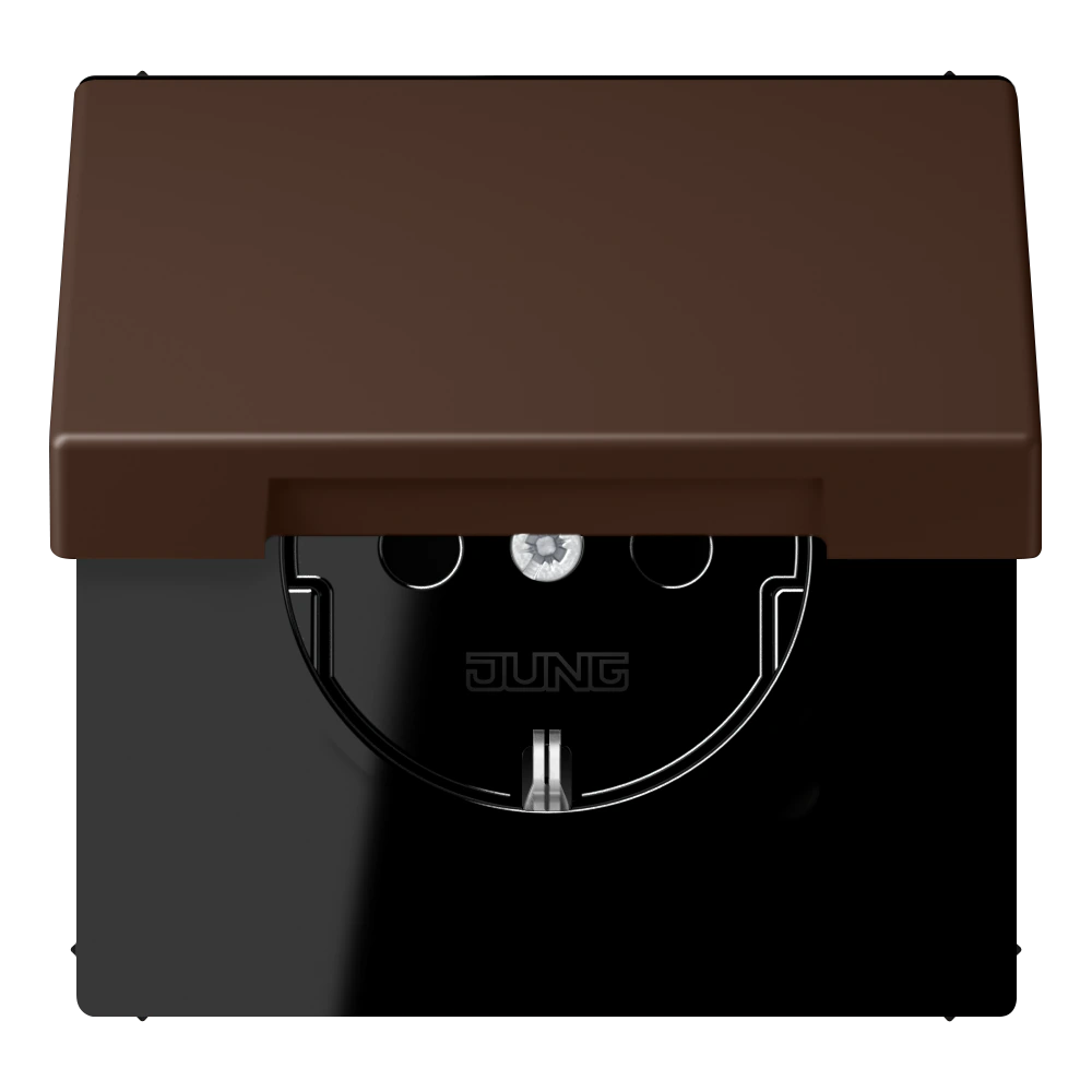 SCHUKO®-розетка 16 A / 250 B ~ — JUNG LS 990 Le Corbusier, le corbusier 239, арт. LC1520BFKIKL239