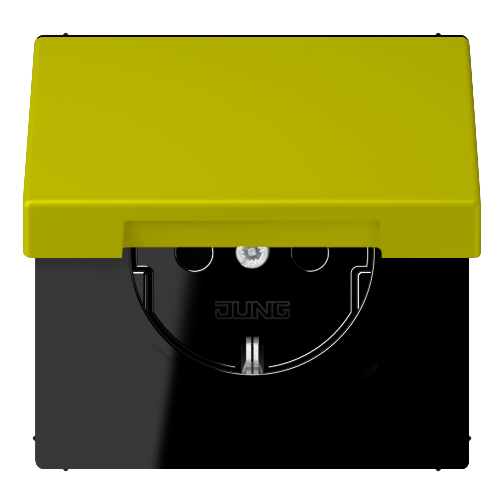 SCHUKO®-розетка 16 A / 250 B ~ — JUNG LS 990 Le Corbusier, le corbusier 249, арт. LC1520BFKIKL249