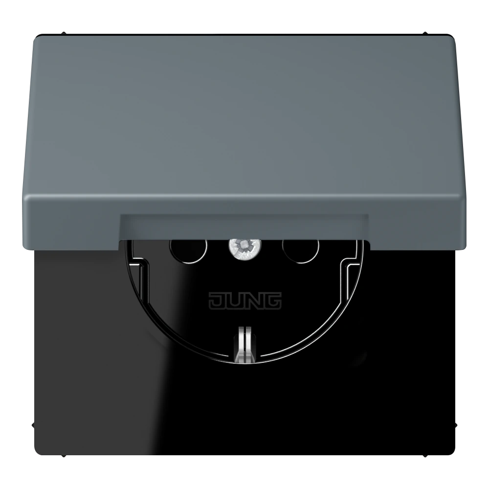SCHUKO®-розетка 16 A / 250 B ~ — JUNG LS 990 Le Corbusier, le corbusier 251, арт. LC1520BFKIKL251