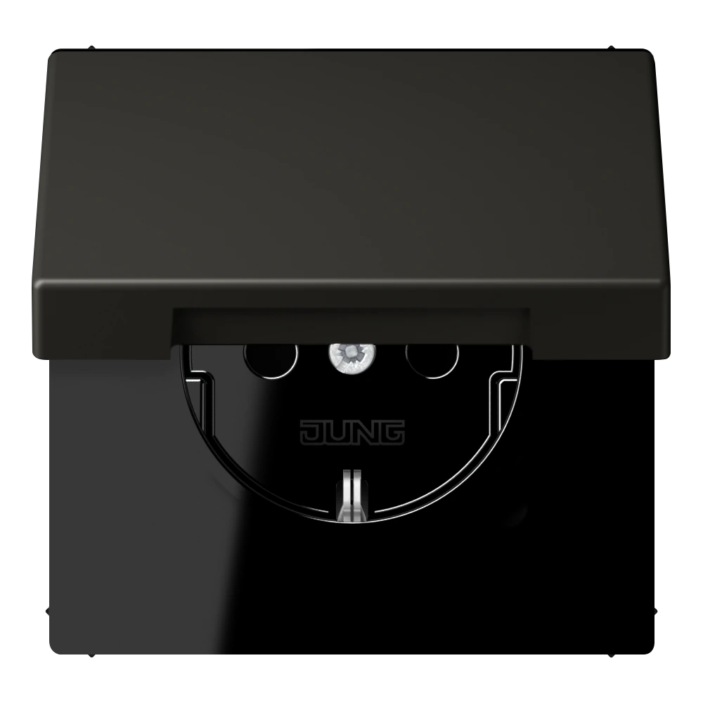 SCHUKO®-розетка 16 A / 250 B ~ — JUNG LS 990 Le Corbusier, le corbusier 259, арт. LC1520BFKIKL259