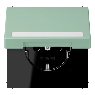JUNG LS 990 Le Corbusier, Vert Anglais Clair, арт. LC1520BFNAKL217