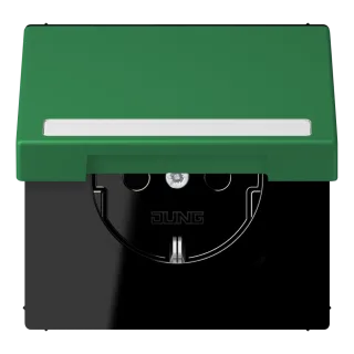 JUNG LS 990 Le Corbusier, Vert Foncé, арт. LC1520BFNAKL219