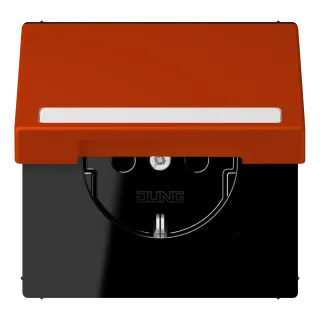 JUNG LS 990 Le Corbusier, Rouge Vermillon 59, арт. LC1520BFNAKL244