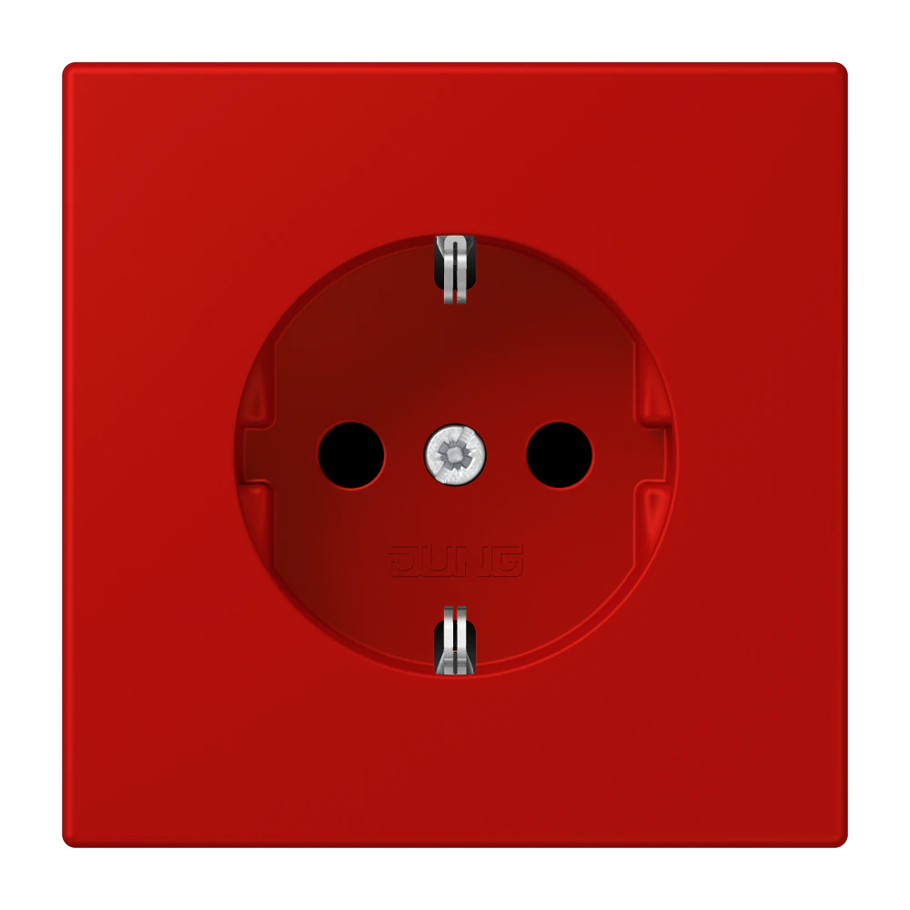SCHUKO® socket with contact protection — JUNG LS 990 Le Corbusier, le corbusier 227, art. LC1520KI227