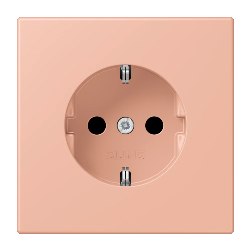 SCHUKO® socket with contact protection — JUNG LS 990 Le Corbusier, le corbusier 231, art. LC1520KI231