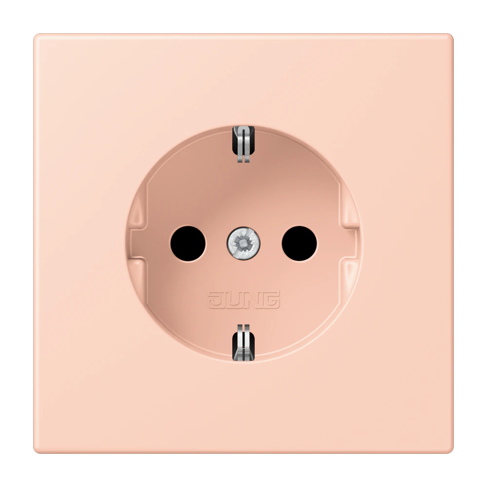 SCHUKO®-розетка 16 A / 250 B ~ — JUNG LS 990 Le Corbusier, le corbusier 234, арт. LC1520KI234