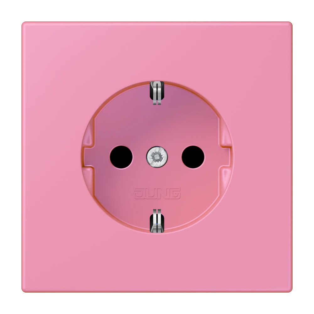 SCHUKO® socket with contact protection — JUNG LS 990 Le Corbusier, le corbusier 246, art. LC1520KI246