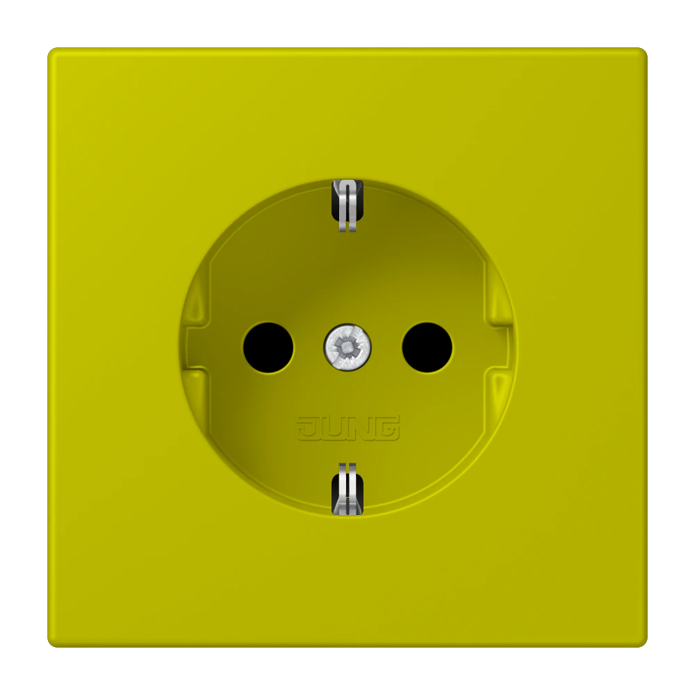 SCHUKO® socket with contact protection — JUNG LS 990 Le Corbusier, le corbusier 249, art. LC1520KI249