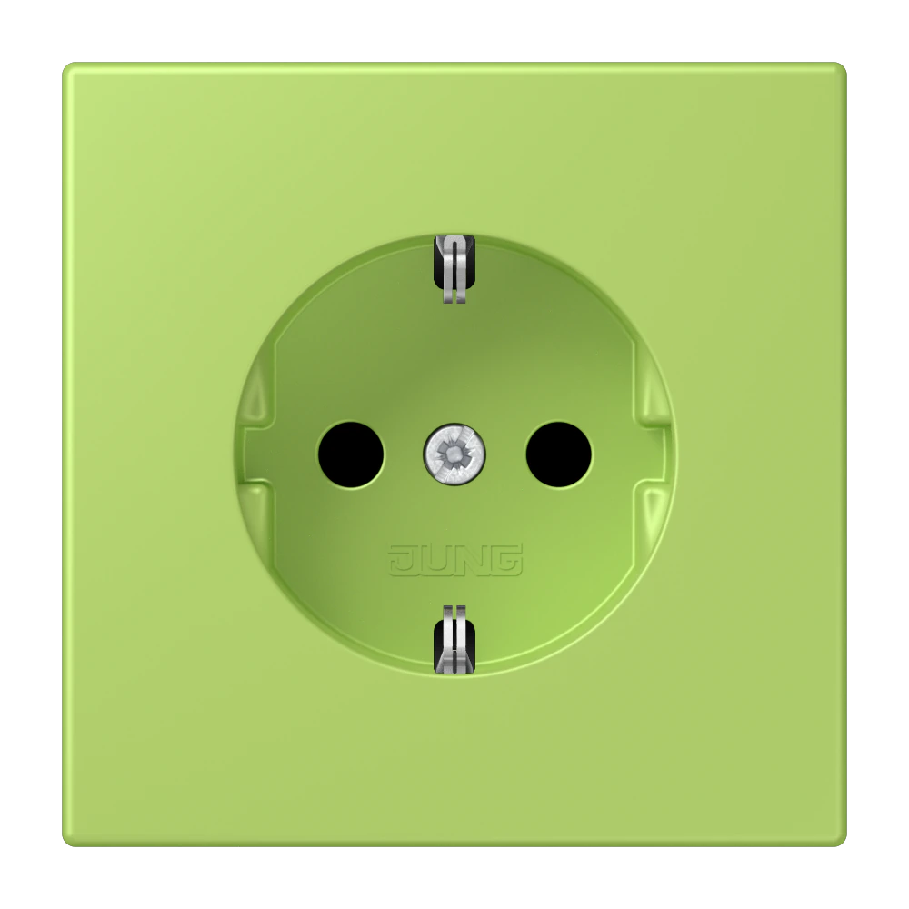 SCHUKO® socket — JUNG LS 990 Le Corbusier, le corbusier 221, art. LC1521221