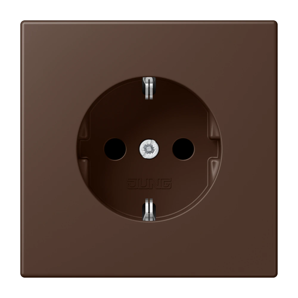 SCHUKO® socket — JUNG LS 990 Le Corbusier, le corbusier 239, art. LC1521239