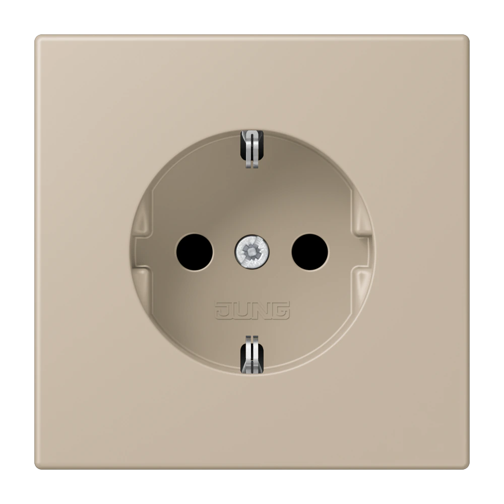 SCHUKO®-розетка — JUNG LS 990 Le Corbusier, le corbusier 243, арт. LC1521243