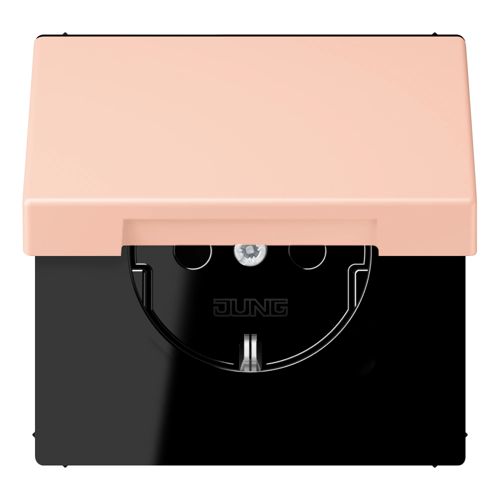 SCHUKO®-розетка 16 A / 250 B ~ — JUNG LS 990 Le Corbusier, le corbusier 234, арт. LC1521BFKIKL234