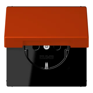 JUNG LS 990 Le Corbusier, Rouge Vermillon 59, арт. LC1521BFKIKL244