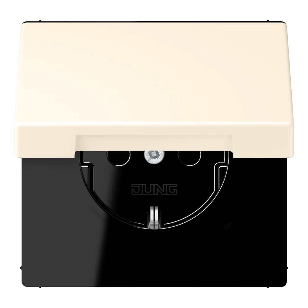 SCHUKO®-розетка 16 A / 250 B ~ — JUNG LS 990 Le Corbusier, le corbusier 245, арт. LC1521BFKIKL245