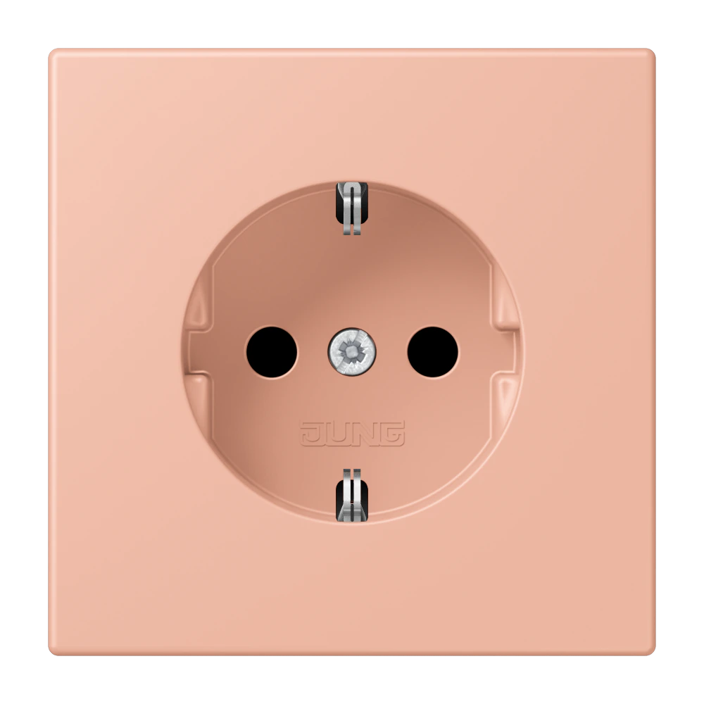 SCHUKO® socket with contact protection — JUNG LS 990 Le Corbusier, le corbusier 231, art. LC1521KI231