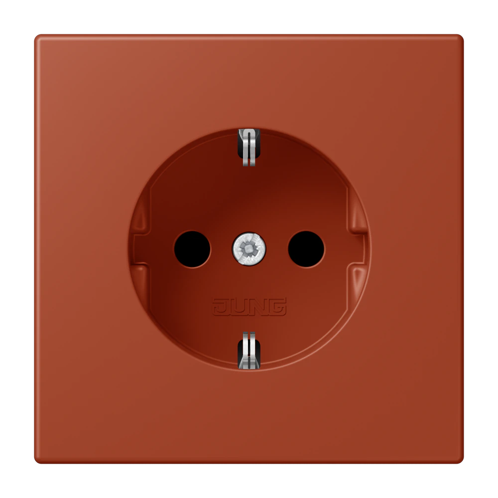 SCHUKO® socket with contact protection — JUNG LS 990 Le Corbusier, le corbusier 232, art. LC1521KI232