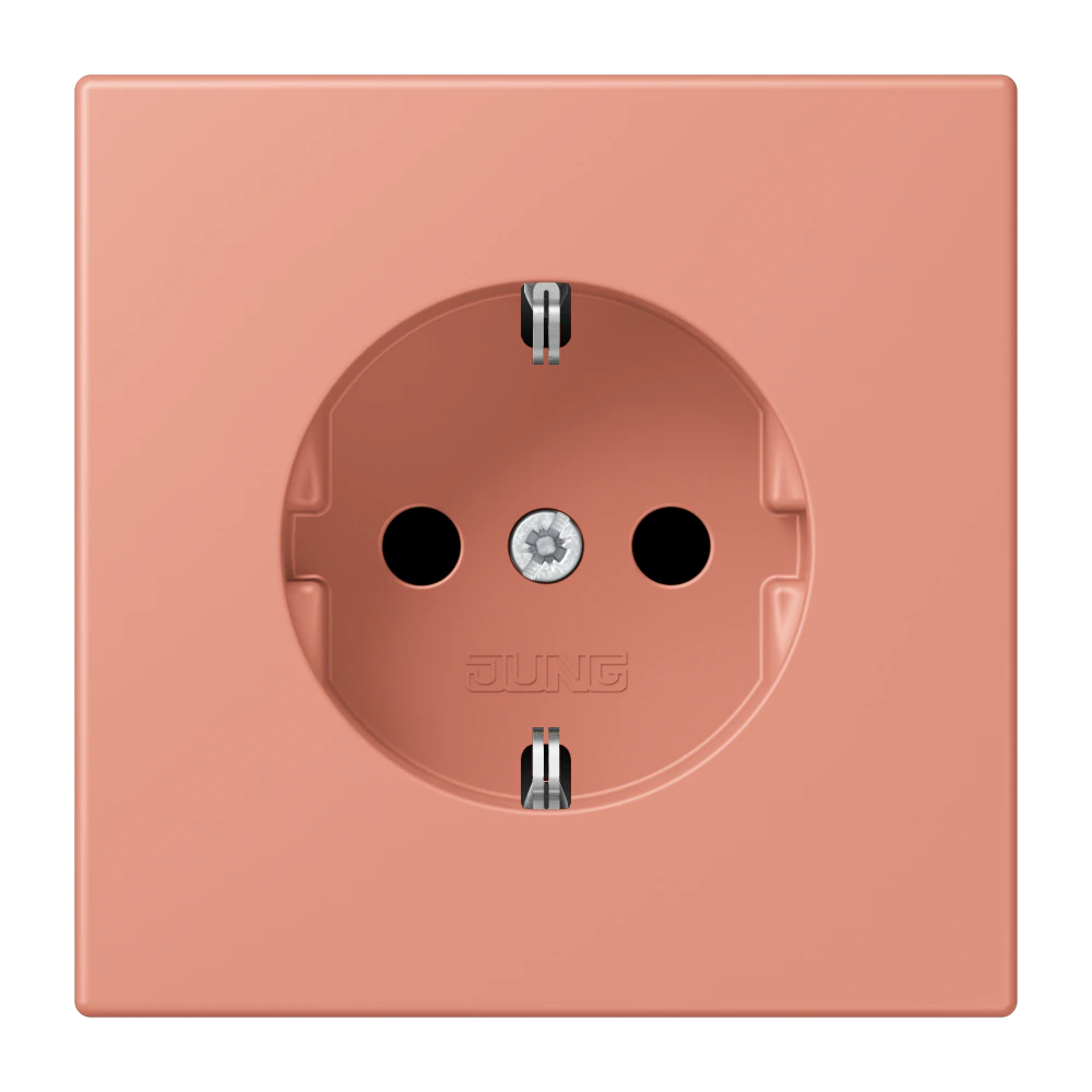 SCHUKO®-розетка 16 A / 250 B ~ — JUNG LS 990 Le Corbusier, le corbusier 233, арт. LC1521KI233