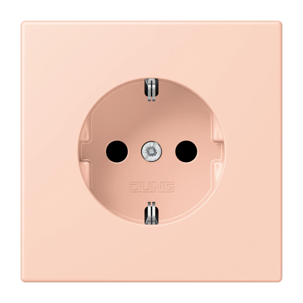 SCHUKO® socket with contact protection — JUNG LS 990 Le Corbusier, le corbusier 234, art. LC1521KI234