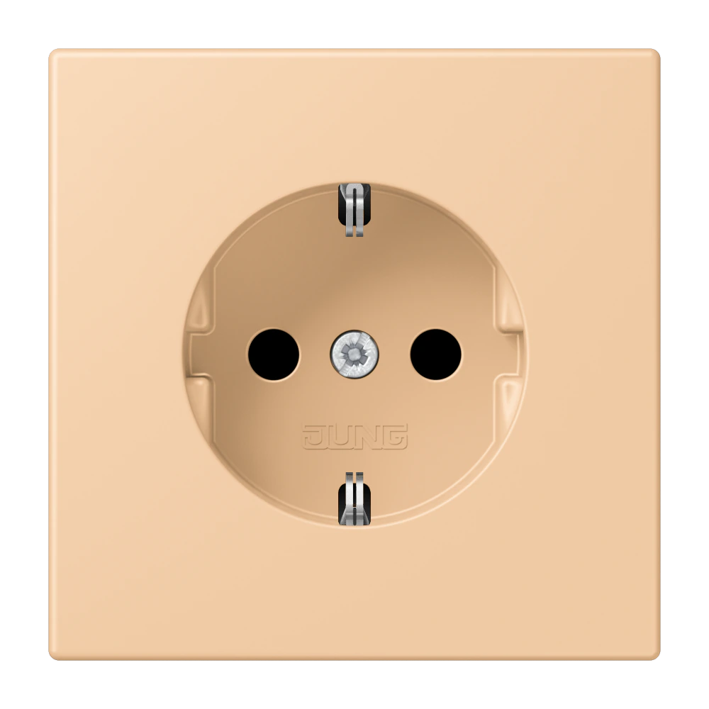 SCHUKO®-розетка 16 A / 250 B ~ — JUNG LS 990 Le Corbusier, le corbusier 237, арт. LC1521KI237