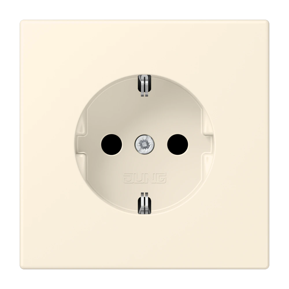 SCHUKO®-розетка 16 A / 250 B ~ — JUNG LS 990 Le Corbusier, le corbusier 245, арт. LC1521KI245