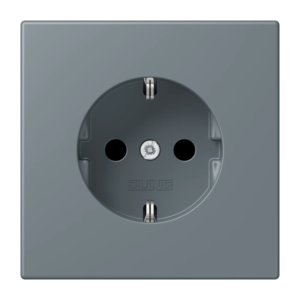 SCHUKO®-розетка 16 A / 250 B ~ — JUNG LS 990 Le Corbusier, le corbusier 251, арт. LC1521KI251
