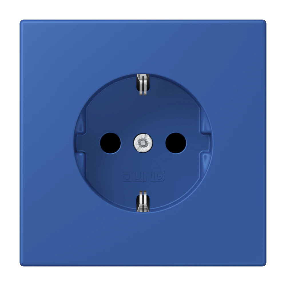 SCHUKO® socket with contact protection — JUNG LS 990 Le Corbusier, le corbusier 253, art. LC1521KI253