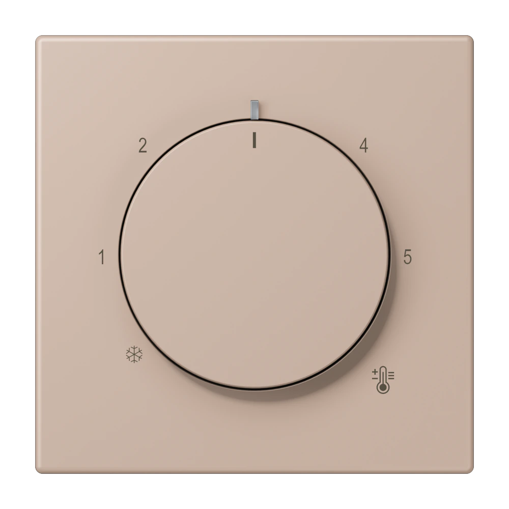Centre plate for thermostat — JUNG LS 990 Le Corbusier, le corbusier 240, art. LC1749BF240