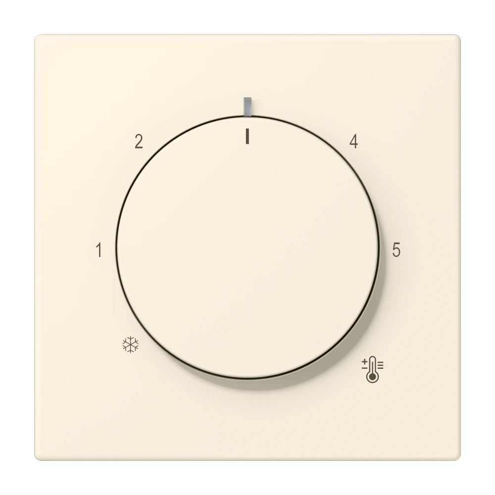Centre plate for thermostat — JUNG LS 990 Le Corbusier, le corbusier 245, art. LC1749BF245