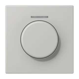 Centre plate with knob and lens for rotary sensor