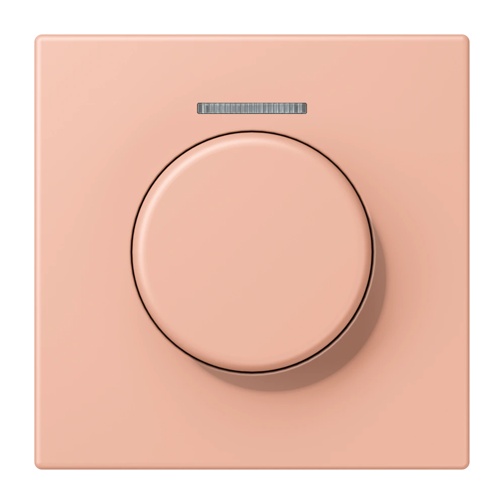 Centre plate with knob and lens for rotary sensor — JUNG LS 990 Le Corbusier, le corbusier 231, art. LC1940KO5231