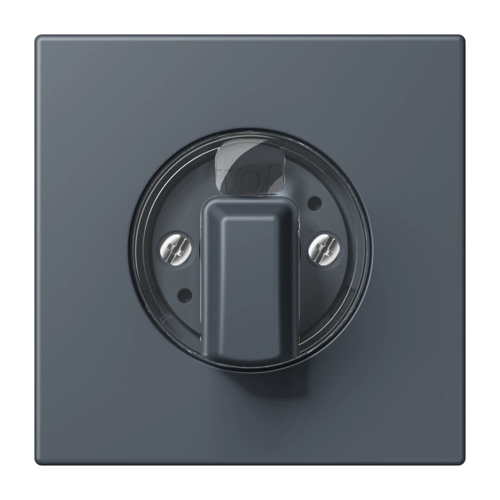 Centre plate with knob for rotary switch — JUNG LS 990 Le Corbusier, le corbusier 262, art. LC1941262