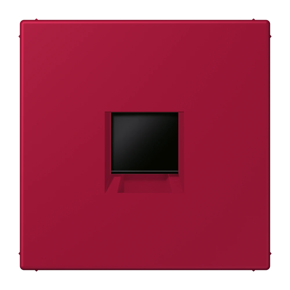 Centre plate for modular jack sockets — JUNG LS 990 Le Corbusier, le corbusier 229, art. LC1969-1WE229
