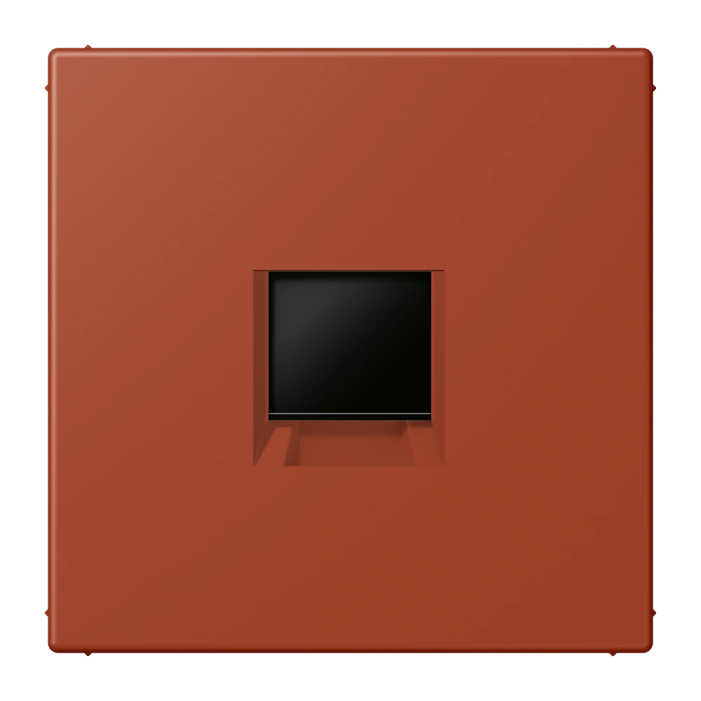 Centre plate for modular jack sockets — JUNG LS 990 Le Corbusier, le corbusier 232, art. LC1969-1WE232