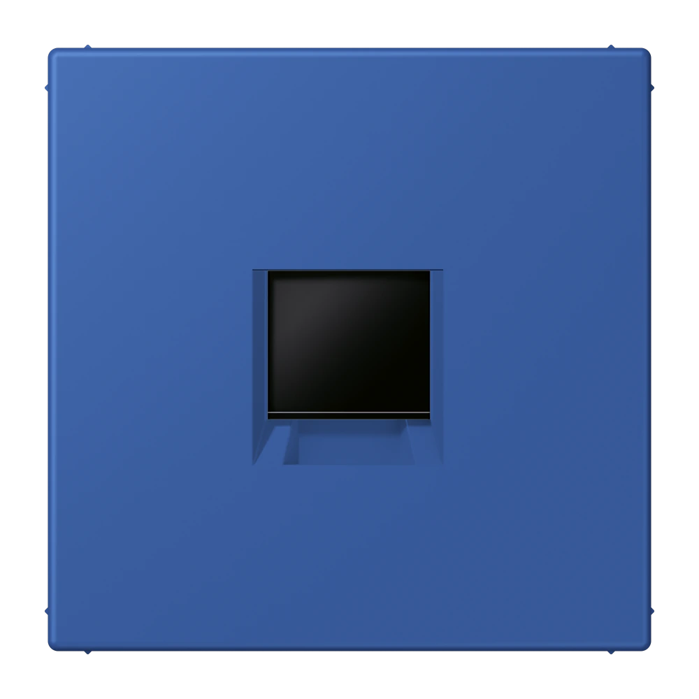 Centre plate for modular jack sockets — JUNG LS 990 Le Corbusier, le corbusier 253, art. LC1969-1WE253