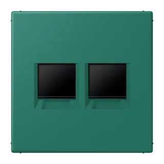 JUNG LS 990 Le Corbusier, Vert Anglais, арт. LC1969-2WE216