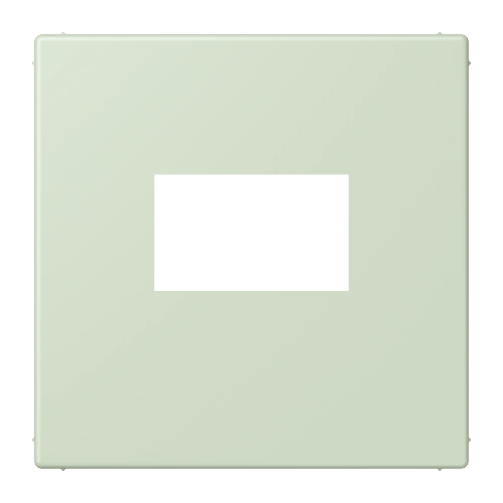 Kрышка (фиксация защёлкиванием) — JUNG LS 990 Le Corbusier, Vert Anglâis Pale, арт. LC1969USB218