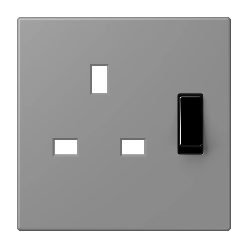 centre plate LC32011 — JUNG LS 990 Le Corbusier, Gris 31, art. LC2171PL203